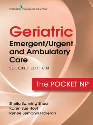 cover image of Geriatric Emergent/Urgent and Ambulatory Care